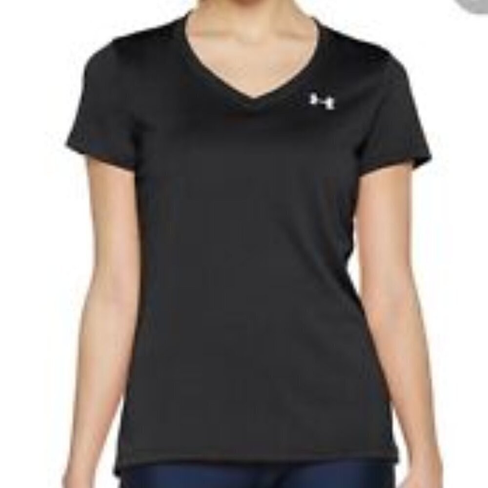 🏋️♀️ Under Armour UA Velocity V-Neck – Women’s Size Large 🏋️♀️ - Picture 8 of 9